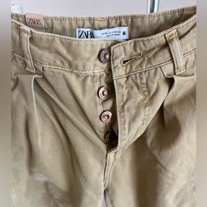 Zara Size 0 Tan Trouser Pants